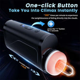 Big Cup Automatic Telescopic Penis Stimulation Pocket Pussy Stroker Masturbation Cup